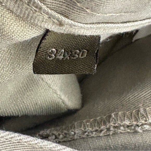 Savane Mens Khaki Chino Pants Teflon Cotton Straight Leg Size 34x30 Flat Front - Picture 7 of 9